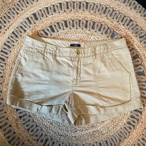 2/$20 Gap Gold Linen/Cotton Shorts